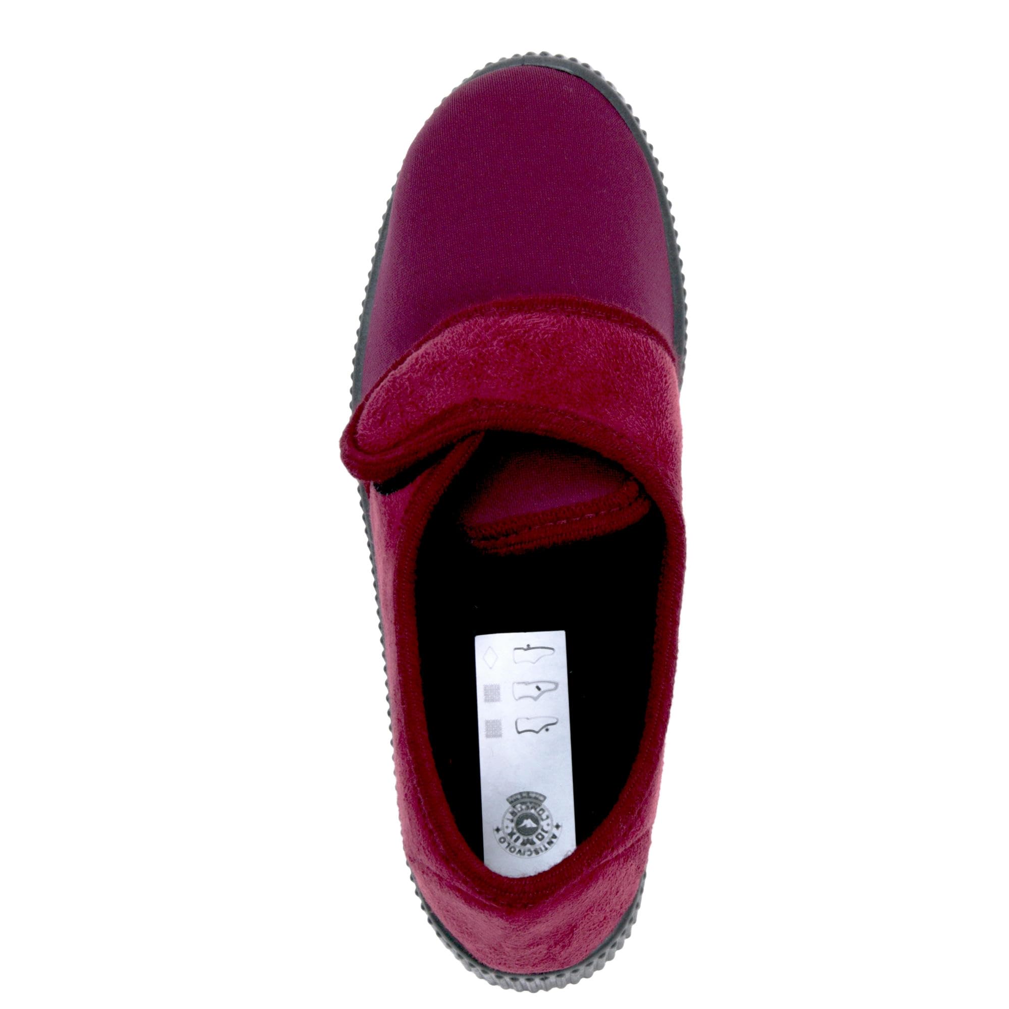 JOMIX Pantofole Donna Invernali Ciabatte da Anziani con Strappo Scarpe Lavabile in Lavatrice