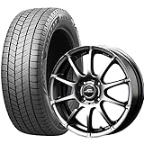 2025年製 155/65R14 75Q ブリザック VRX3+MID 軽量ホイール STAG スタッドレスタイヤ アルミホイール4本セット 軽自動車