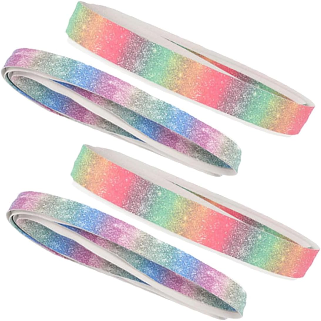 Totority 4pcs Badminton Racket Grip Tape PU Non Slip Sweat Absorbent Wrap