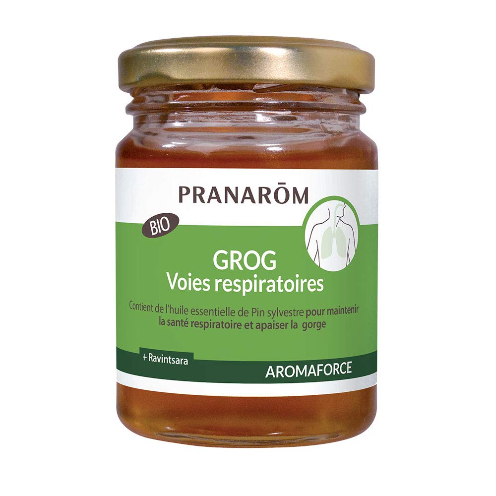 Pranarôm | Aromaforce | Grog Repiratory Tracks | Maintains Respiratory Health and Soothes Throat | Organic | 140 g