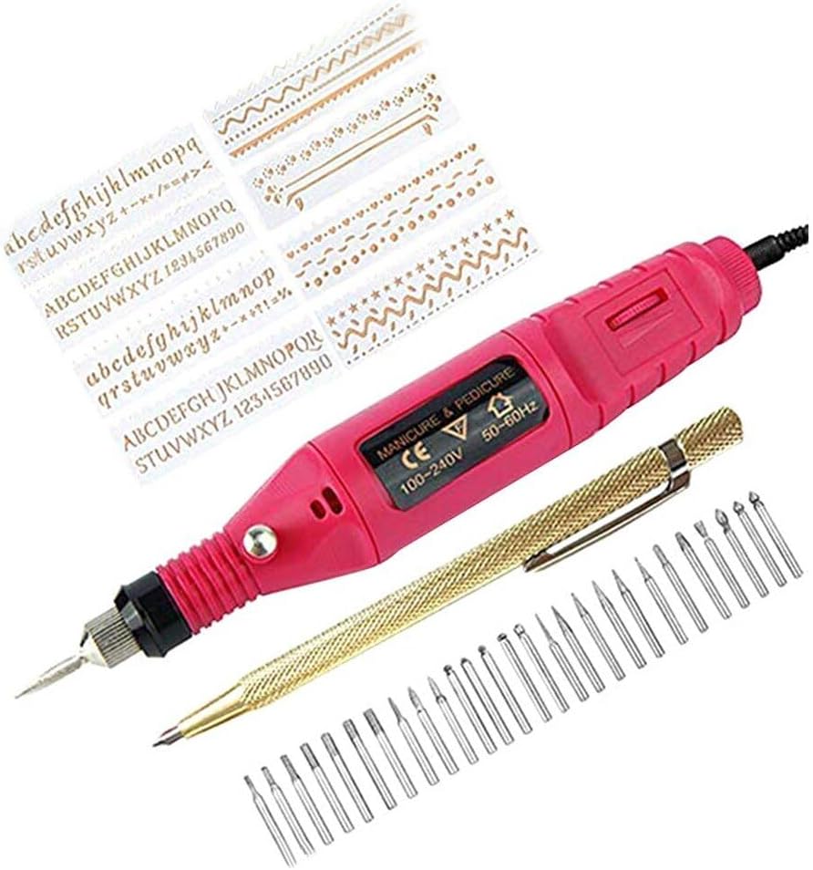 20000RPM DIY Electric Engraving Pen Carve Tool DIY Jewelry Making Accessories for Jewelry Metal Glass Marking Tools EU Plug