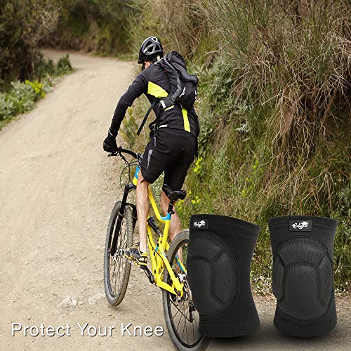 Bodyprox Protective Knee Pads, Thick Sponge Anti-Slip, Collision Avoidance Knee Sleeve (Large) - Image 3