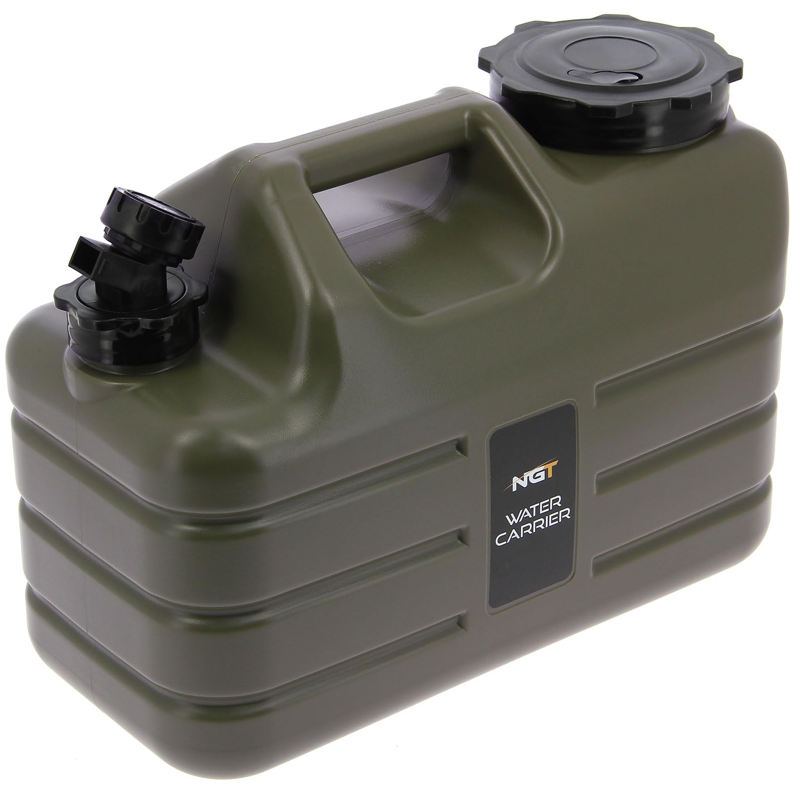 Water Container Carrier 5L or 11L Heavy Duty with Tap,Funnel & Flexible Spout Jerycan, Durable, Water Storage for Camping, Fishing, Hiking and Outdoor Use (11 Litre Canister)