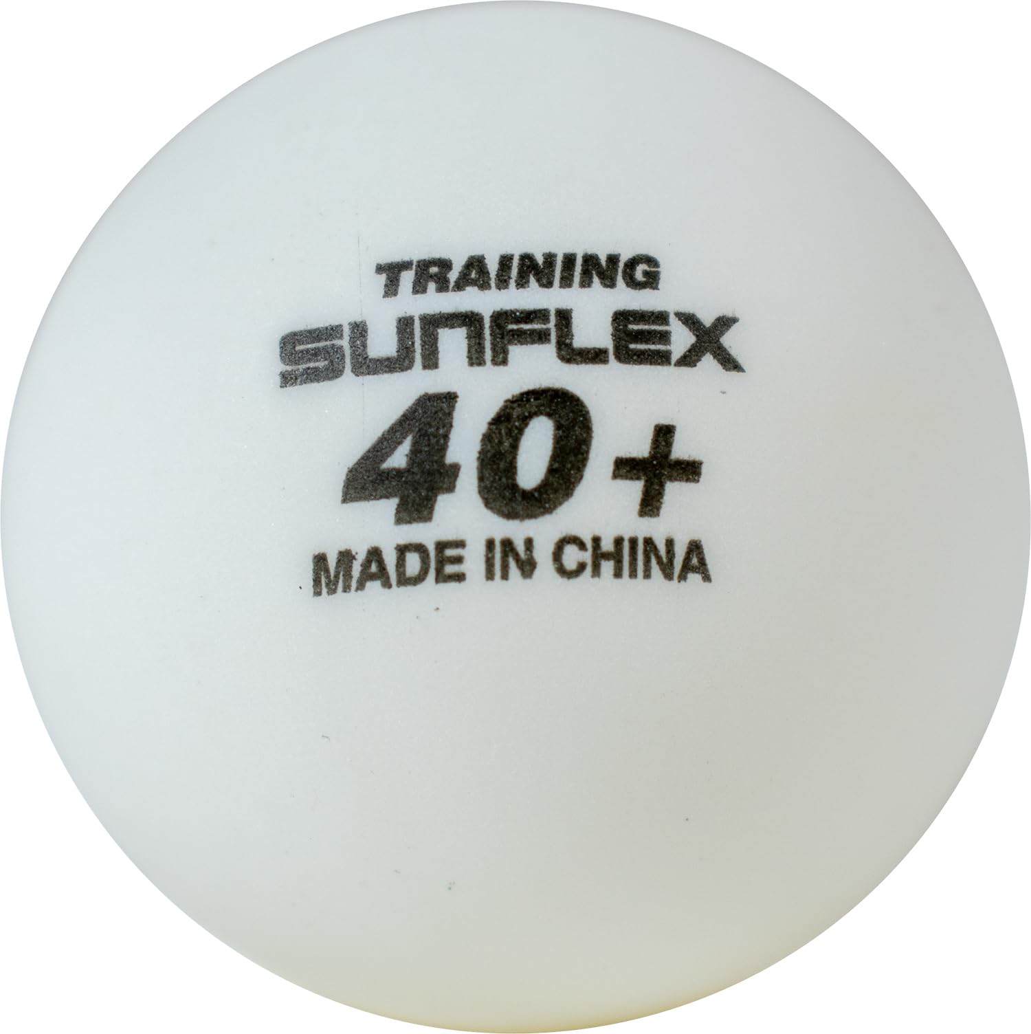Sunflex Table Tennis Training Balls - Pack of 6 Ping Pong Balls - Plastic 40+ Table Tennis Pack of Training Balls - Balls for Learning How to Play Table Tennis