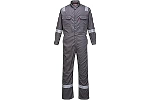 Portwest FR94 - Iona FR Fire Resistant Reflective Coveralls For Men