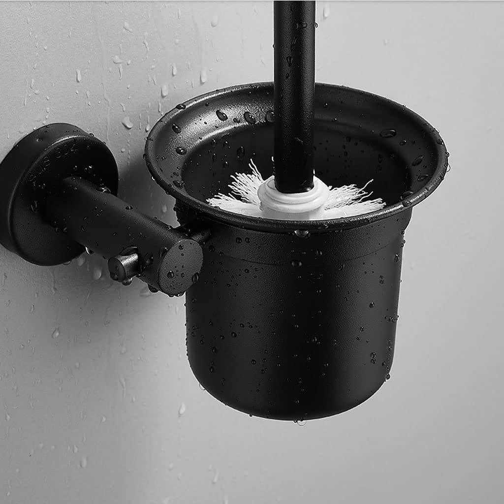 Szczotka do WC Szczotka do Toalety Ścienna Szczotka Do Muszli Klozetowej I Uchwyt Długa Rączka Ze Stali Nierdzewnej Szczotka Do Toalety, Łatwa W Montażu W Gospodarstwie Domowym Szczotka Toaletowa