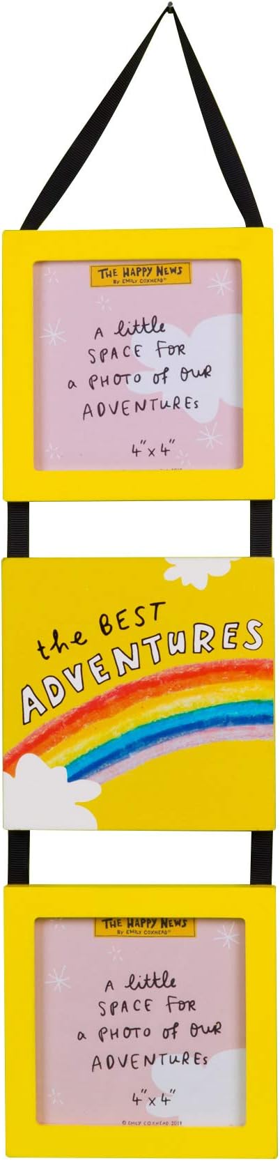 The Happy News Double Photo Frame 4" x 4" - Best Adventures