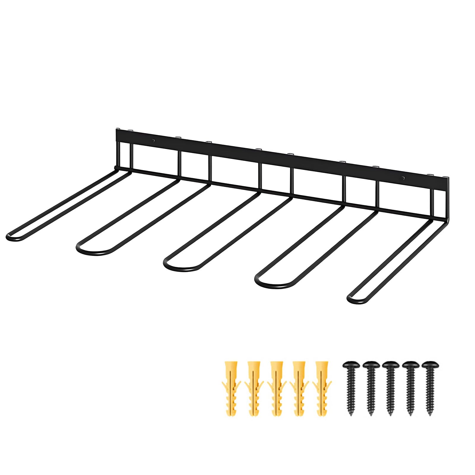 Hsioluted Modern Hanging Shoe Shelf Strong Steel Easy Install Shoe Hanger Ideal for Organizing Shoes in Closet or Entryway Metal Rack
