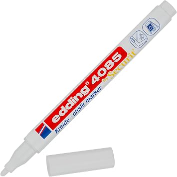 edding 4085 tebe ir kalemi - beyaz - 1 tebe ir kalemi - 1-2 mm yuvarlak u lu