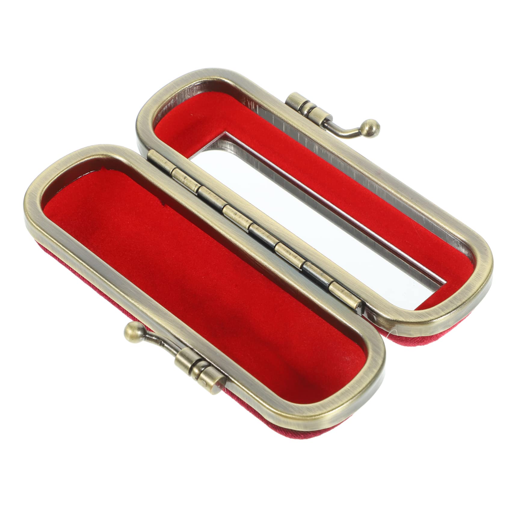 MAGICLULU Contenitore Per Rossetto Singolo Da 3 Pezzi Piccolo Contenitore Per Rossetto Scatola Portatile Per Donne Custodia Per Con Specchio