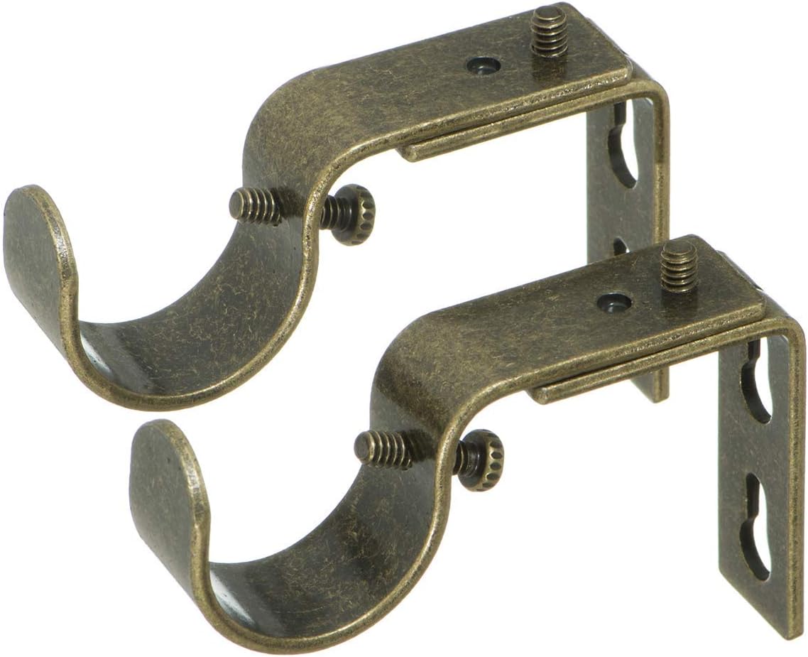 Ivilon Short Projection Brackets for Curtain Rods for 1