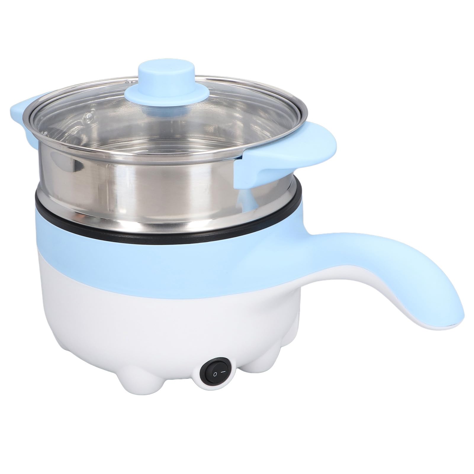 Casserole électrique portable 24 V pour voiture, revêtement en céramique pour camping, camping-car, en acier inoxydable