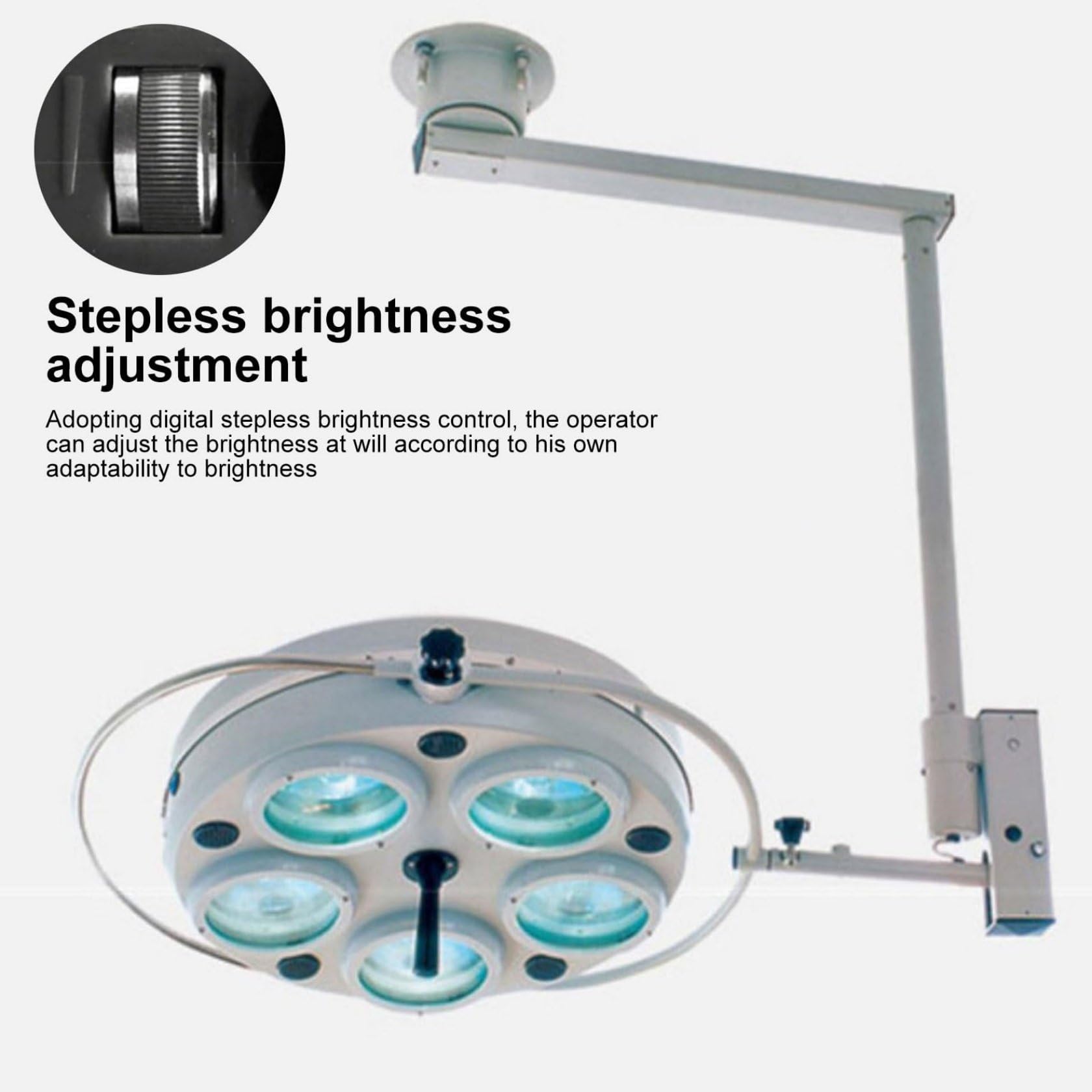 25-W-Led-Op-Leuchte Zur Deckenmontage FüR ZahnäRztliche Eingriffe, Kaltlicht-Schattenfrei-Lampe, Untersuchungsleuchte FüR GynäKologie, Ambulanzen Und Zahnmedizin