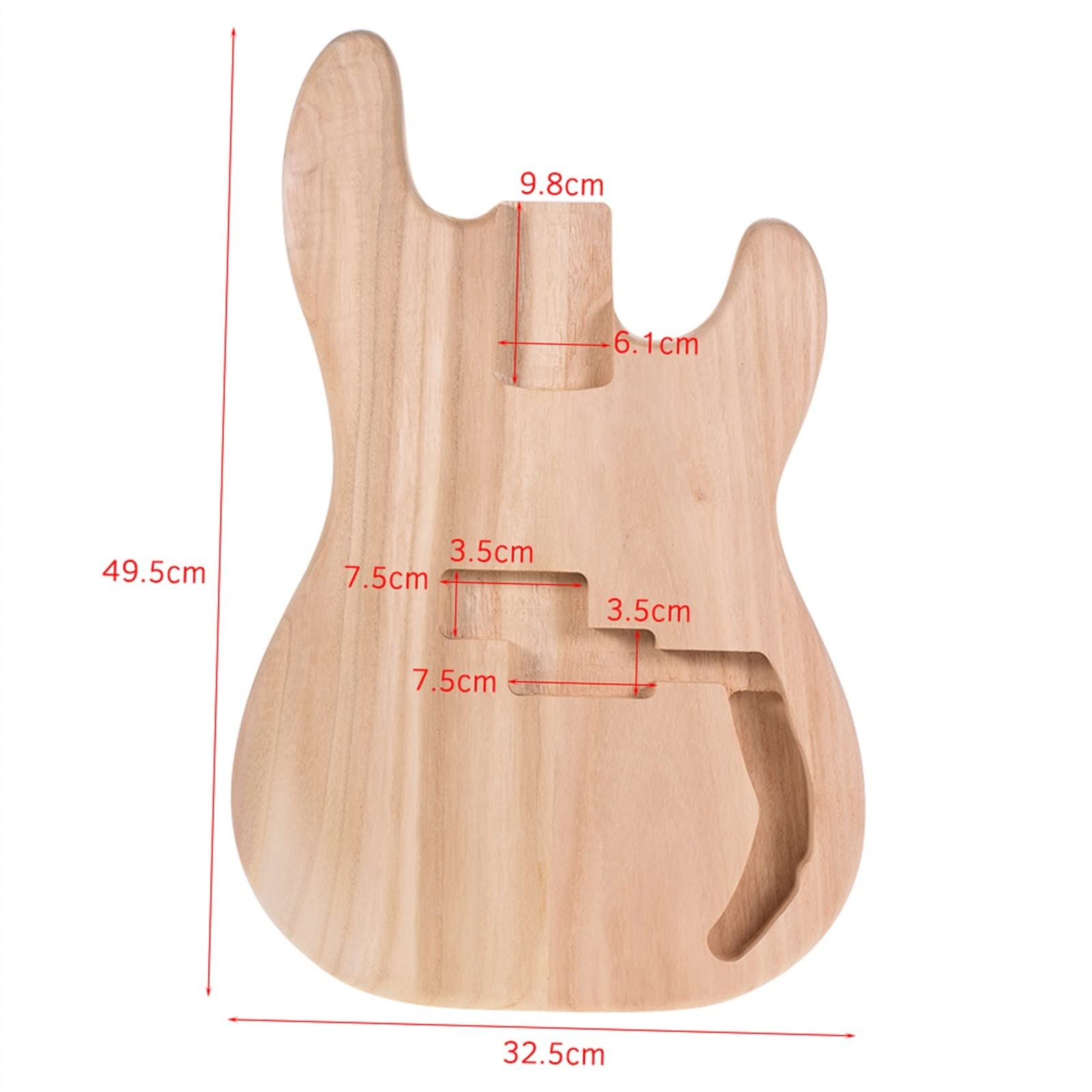 Unfinished Guitar Body Electric Guitar Body For TL Tele Guitar Parts