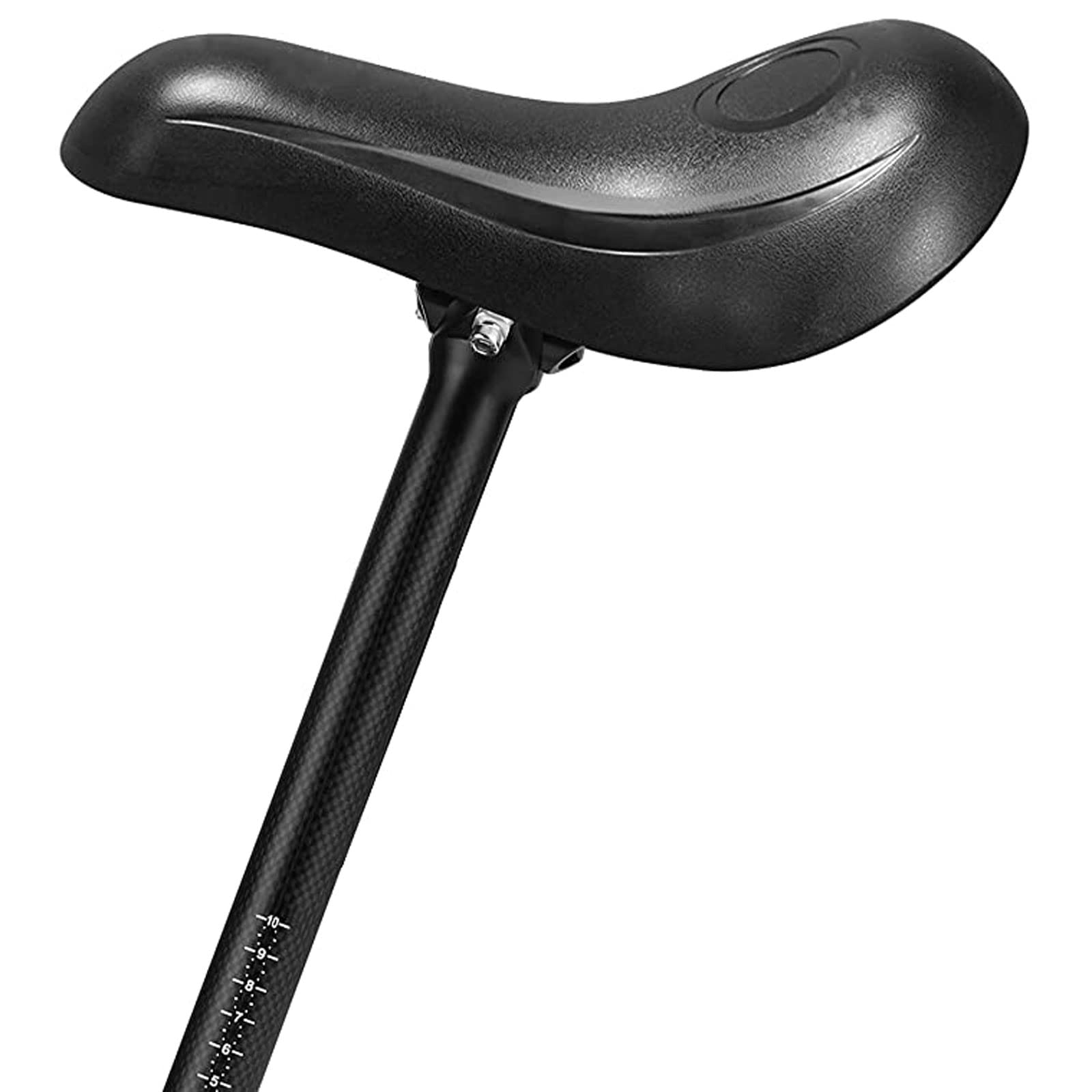 Tige De Selle Réglable En Fibre De Carbone - Diamètre 31.6mm, Longueur 400mm, Angle 5/25° - Pour VTT/vélo Route