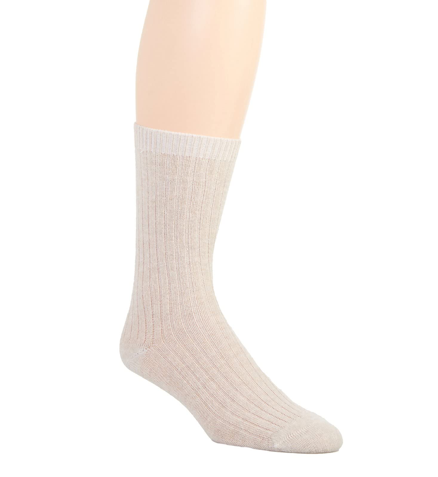 HANRO Wool Cashmere Blend Socks Pumice EU 39-42 (US Women's Shoe 8-10.5)