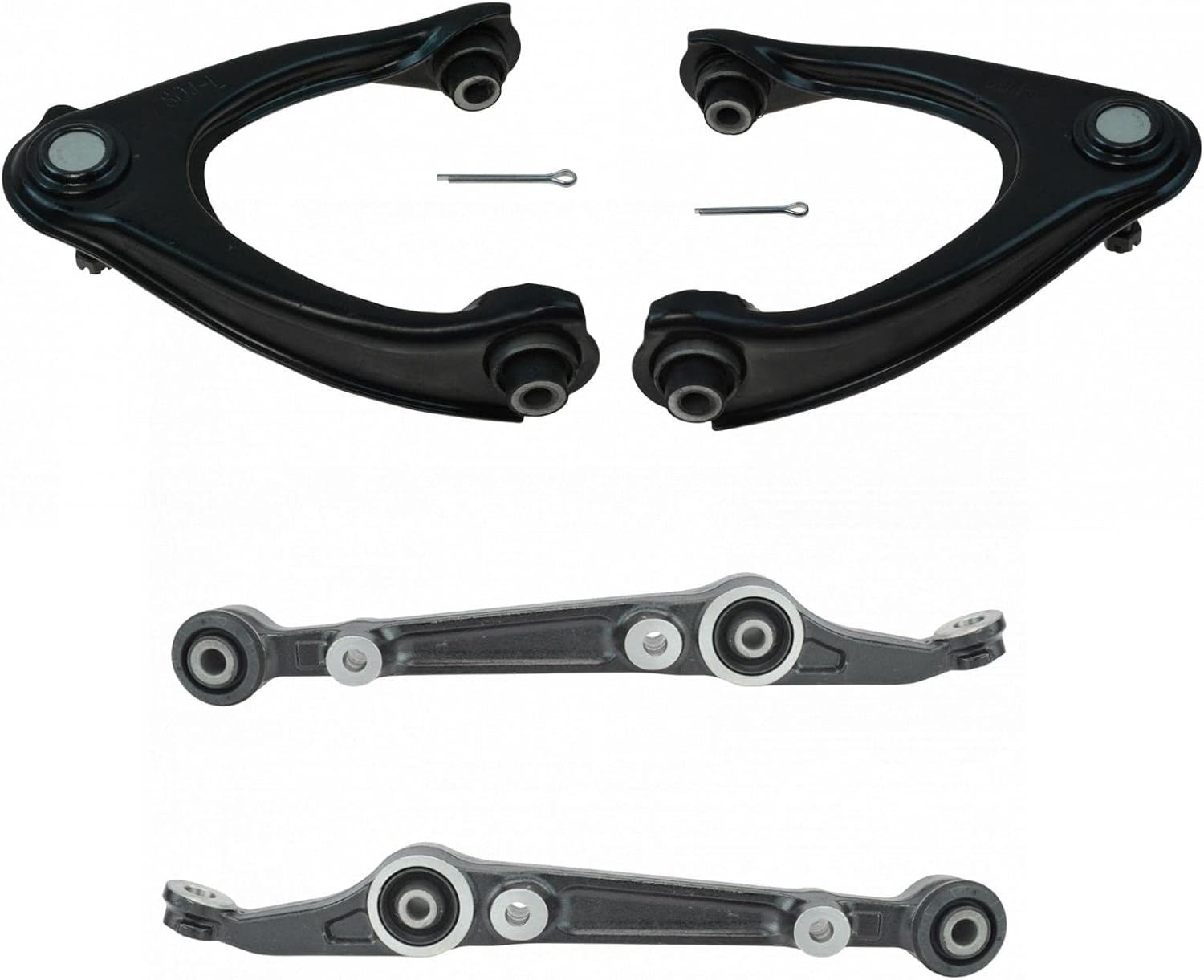 TRQ Front Upper & Lower Control Arm Set with Ball Joints