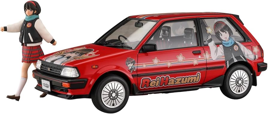 1/24 スターレット　カスタム　ジオラマ　旧車　クリアケース付 1/24 スターレット カスタム ジオラマ 旧車 クリアケース付 1/24