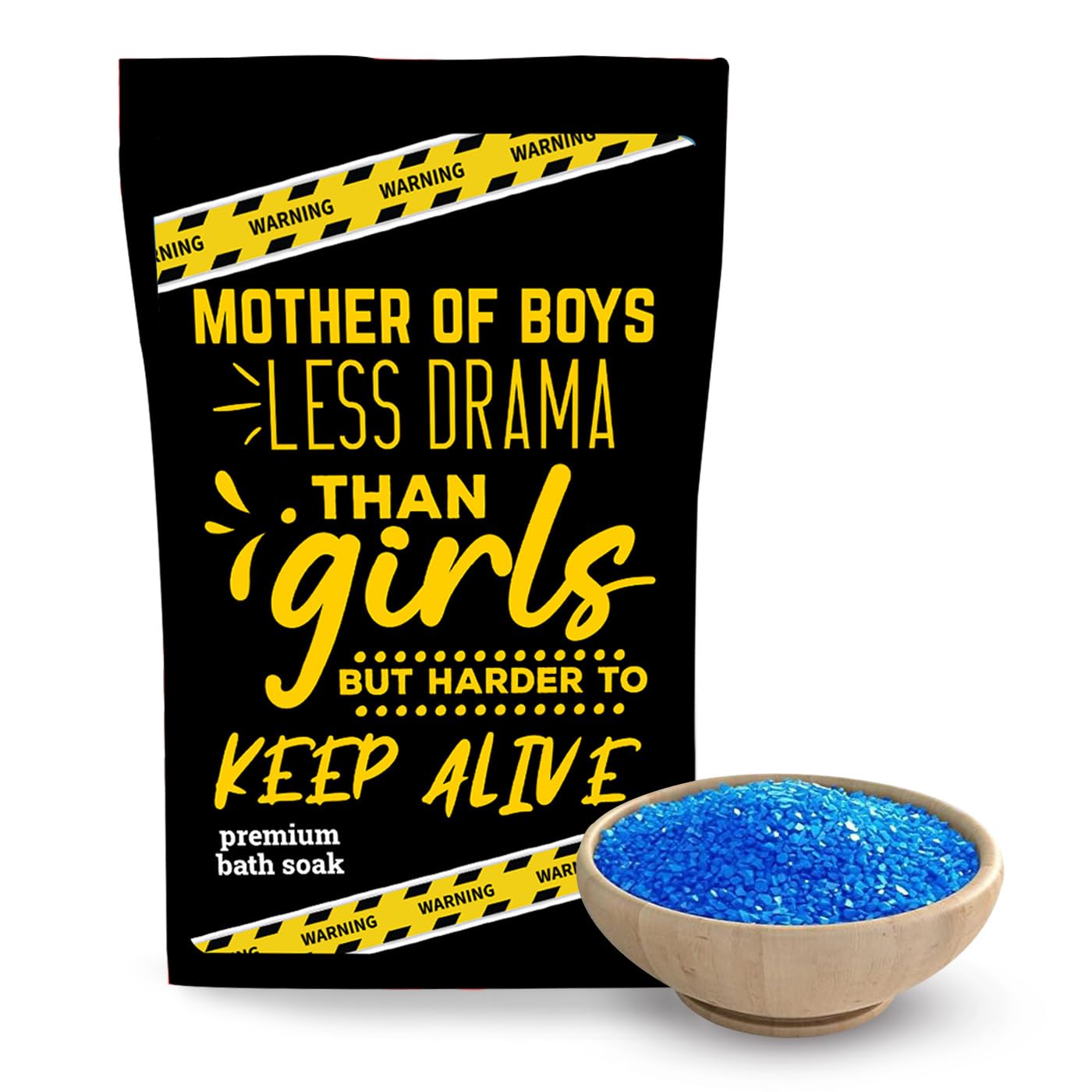 Mother of Boys Bath Soak Funny Gag Gifts Women Mothers Day Basket Ideas Stocking Stuffers Family Friendly Prank Presents