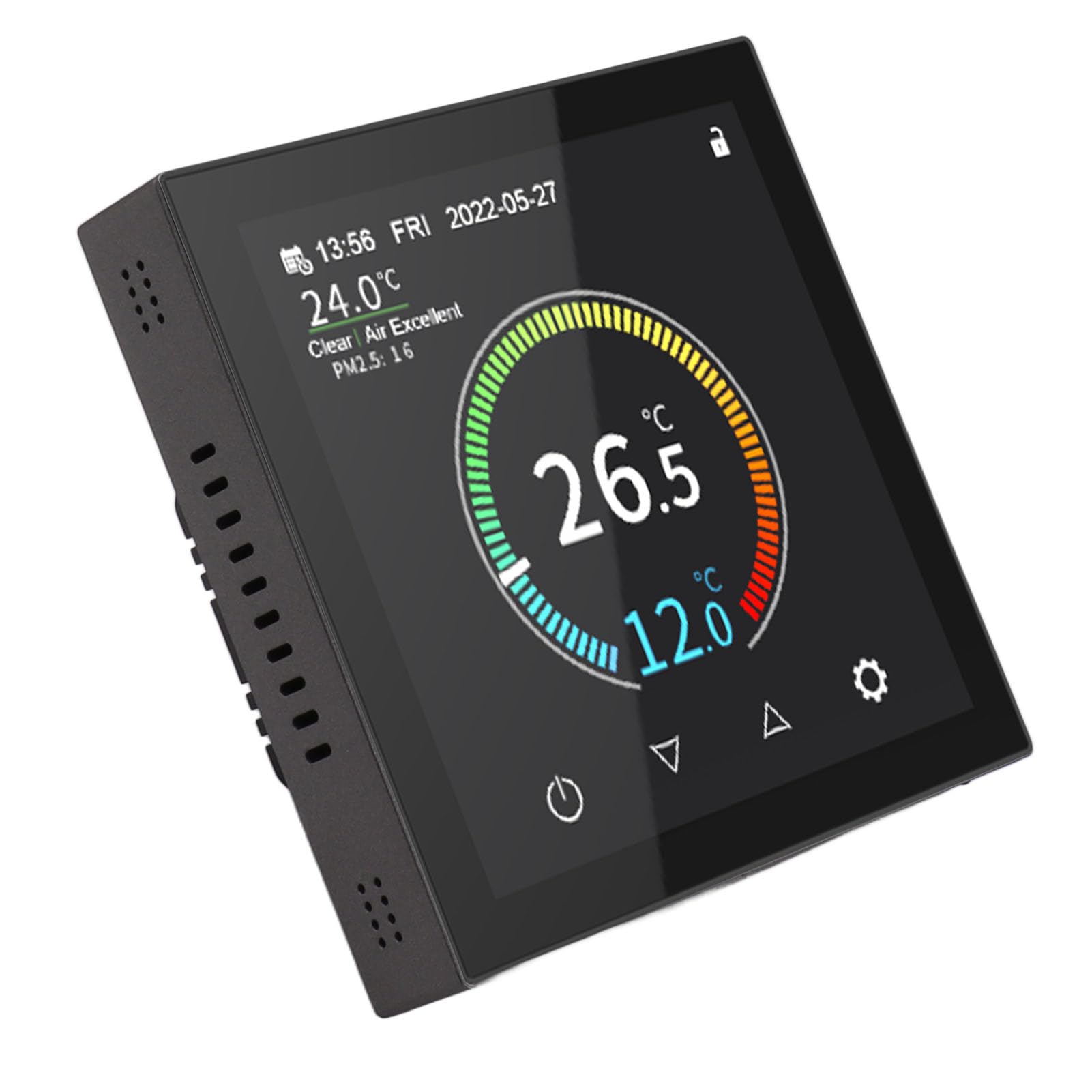 Termostato Digital Termostato Inteligente de Alta Resolución Control Preciso para el Hogar y la Oficina Ahorro de Energía 1 Unidad