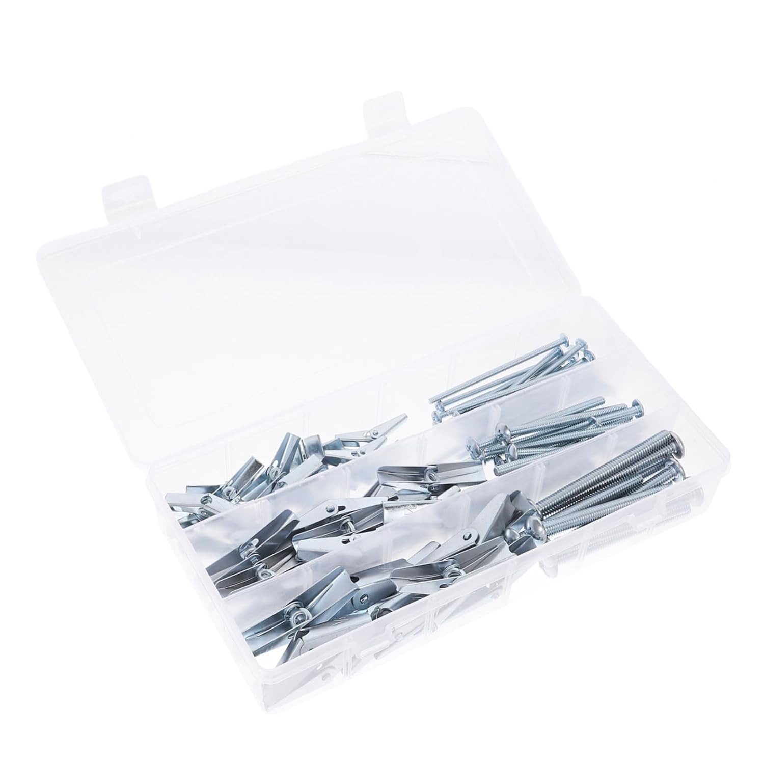ULTECHNOVO 48pcs Expandable Screws for Hollow Wall Toggle Anchors Kit for Drywall Installation