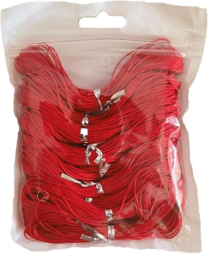 Miniatura 7 de 328.1 ft blanco 0.039 in de poliéster encerado pulsera cordón de cera recubierto de cera para pulseras hilo encerado para hacer joyas cuerda