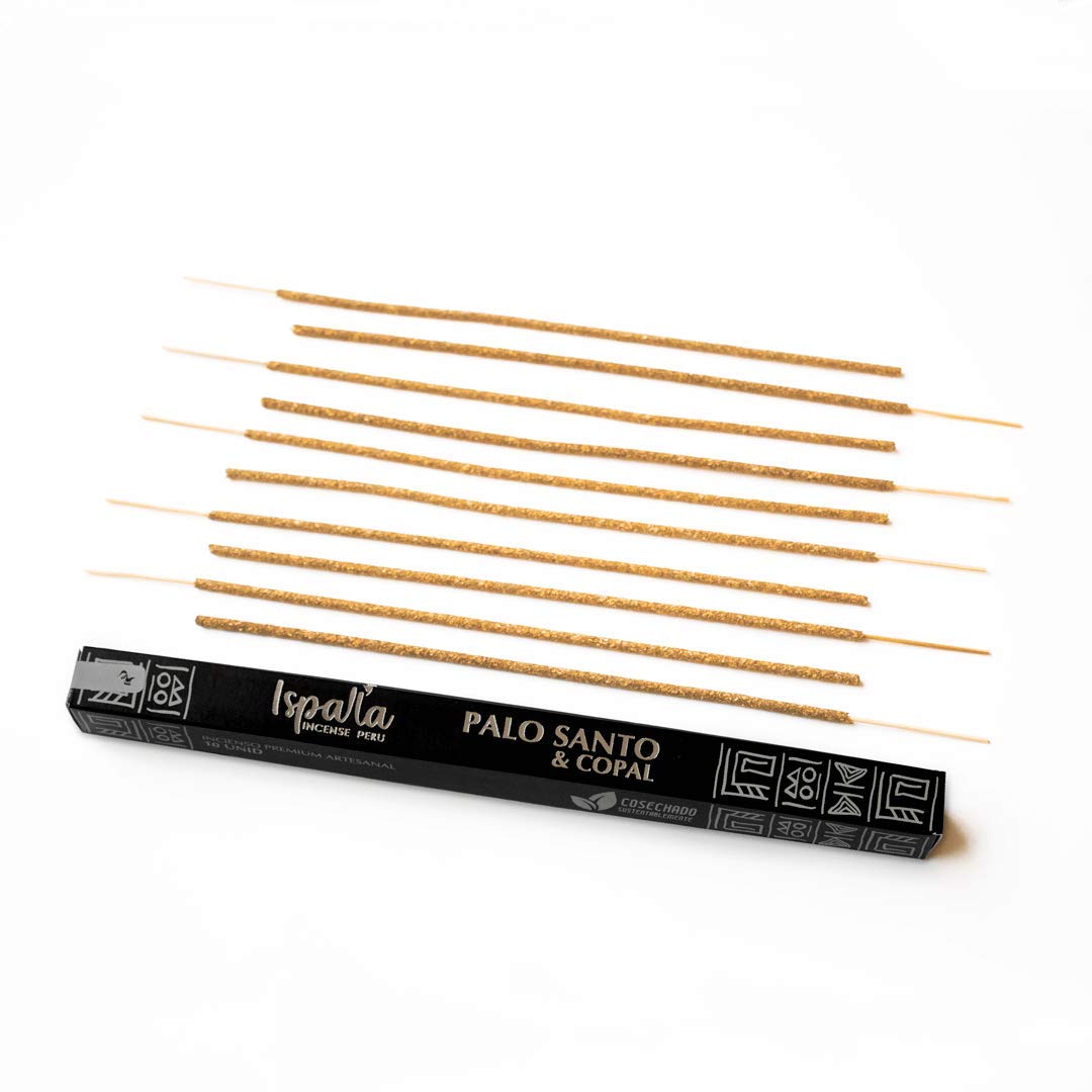 Ispalla Palo Santo & Copal Sticks Incenses with high Resin. Sustainably harvested Incense for Meditation and Relaxation…