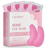 Vista 19 de LAVONE Máscara de ojos, 30 pares de parches de carbón de bambú para debajo de los ojos, productos para el cuidado de la piel para ojeras e