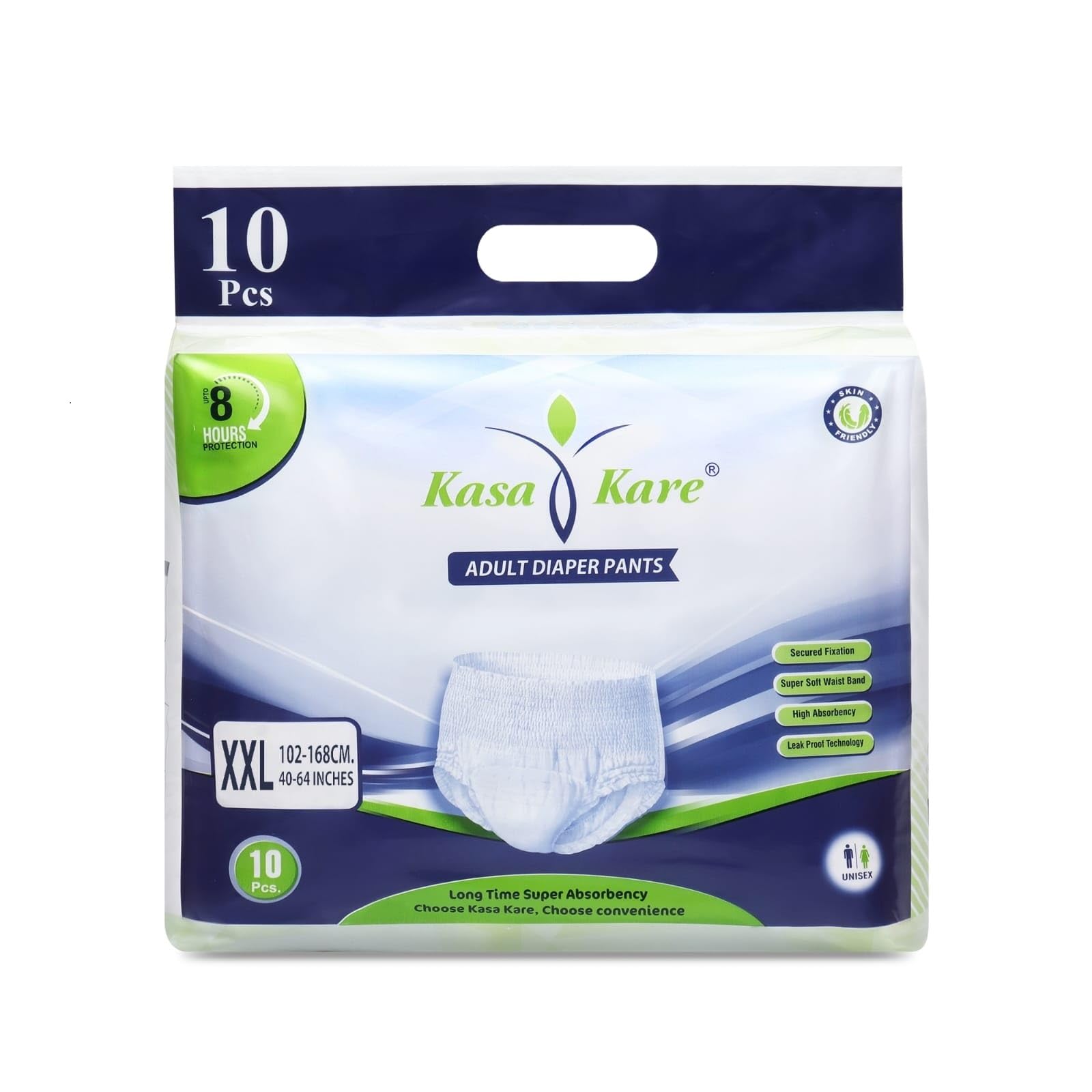 Kasa Kare Unisex Adult Diaper Pant, 2Xl Size 102-168 Cm (40"-64"), 10 Count, Comfortable Protection, Leak Guards, Odor Control-Pack Of 1 (B0D3M5VTTV) Amazon Price History, Amazon Price Tracker