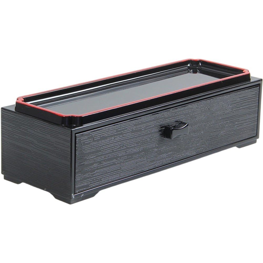 Uzztfa Wooden Cutlery Box with Lid, Kitchen Chopsticks Box Utensils Drawer Organizer Wooden Storage Case Countertop Silverware Container Tableware Holder