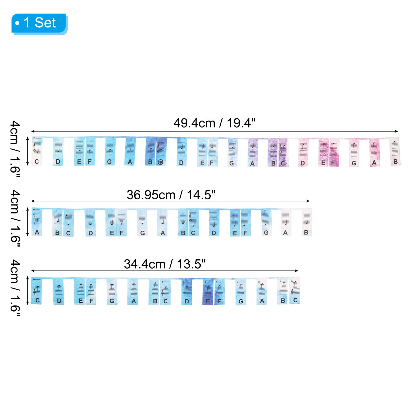 PATIKIL Piano Keyboard Note Label - Image 2
