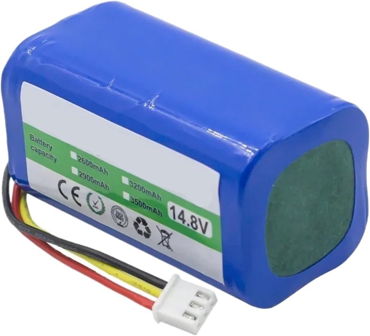 14.8V 3500mAh Battery, Compatible For Liectroux, C30B/E30B/XR500, Compatible For Proscenic, 800T 830P 820P 820T 820S Robot Vacuum Cleaner Parts(2600mAh)