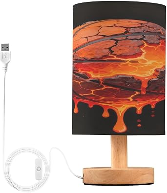 Drip-Style Lava Basketball Small Bedside Lamps Room Night Light for Bedside Table Lamps for Girls Small lamparas para mesa de Noche
