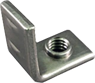 Weld Brackets - 8 Pack 1/4-20 Right Angle Projection Weld Brackets - C1010 High-Welding Quality, Low Carbon Steel (8)