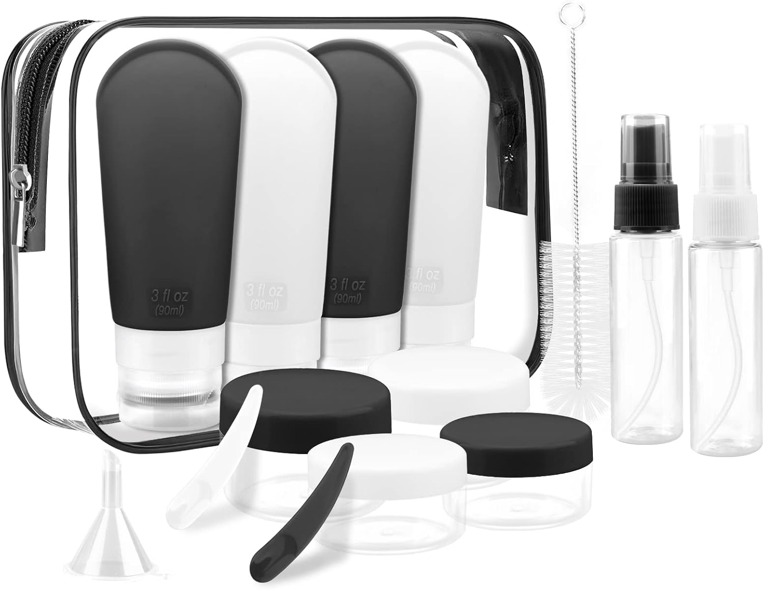 Etopgo 16 Pack Travel Bottles for Toiletries, TSA Approved Silicone Travel Containers Leakproof Squeezable Refillable Travel Accessories for for Shampoo Conditioner Lotion Body Wash (BPA Free) Etopgo 16 Pack Travel Bottles for Toiletries, TSA Approved Silicone Travel Containers Leakproof Squeezable Refillable Travel Accessories for for Shampoo Conditioner Lotion Body Wash (BPA Free)