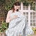Wsky Nursing Cover - Baby Best Breastfeeding - Infant Feeding Cover - Full Coverage, 100% Breathable Soft Cotton, Stylish and Elegant