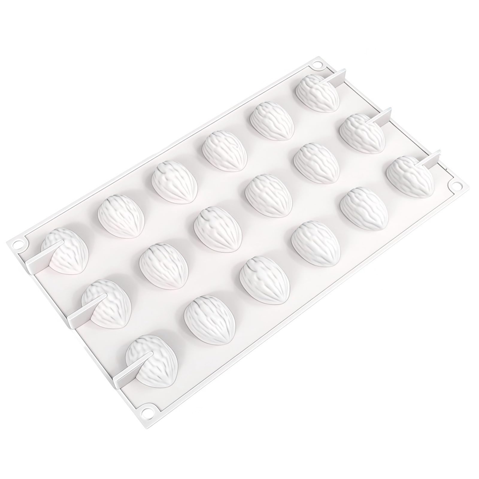 Zxfdsfdbnm 18 Hole Walnuts Silicone Baking Mold for Making Small Cakes Chocolate and Ice Cream Treats Homemade Desserts Baking Accessories