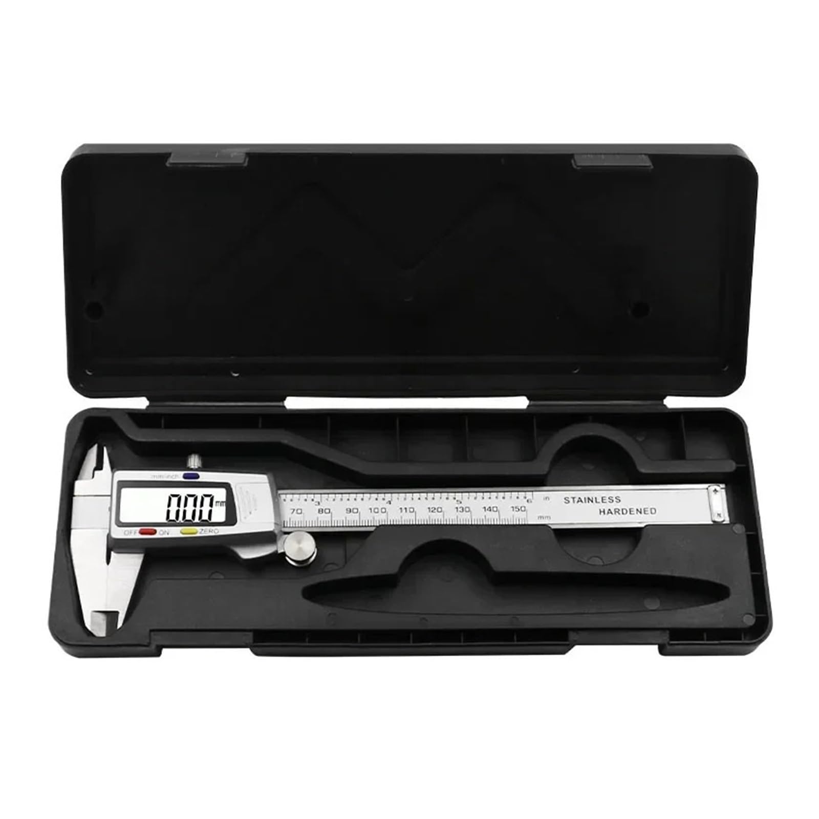 Bdayek One Color Vernier Calipers Measuring Tool Stainless Steel Digital Caliper 6 "150Mm Instrument Vernier Calipers Ruler
