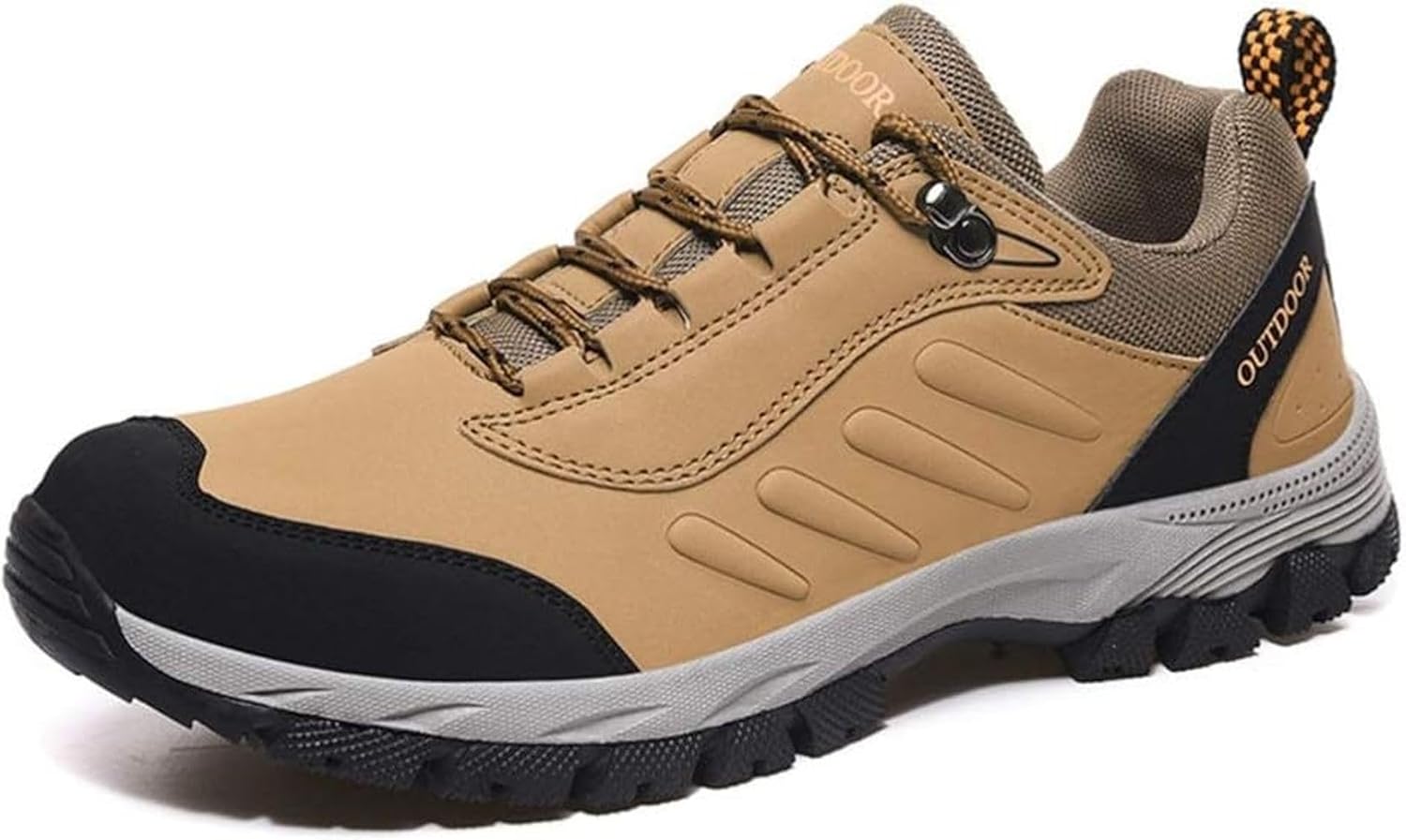 [Vic Gray] ワークブーツ 防滑 スニーカー メンズ レースアップ 登山靴 トレッキングシューズ ハイキングシューズ アウト