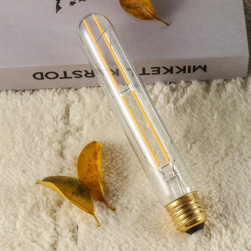 7 3Inch T10 Led Bulb 6W Dimmable Light Bulbs E26 Tubular Bulbs 60 Watt Warm White 2700K E26 — view 5