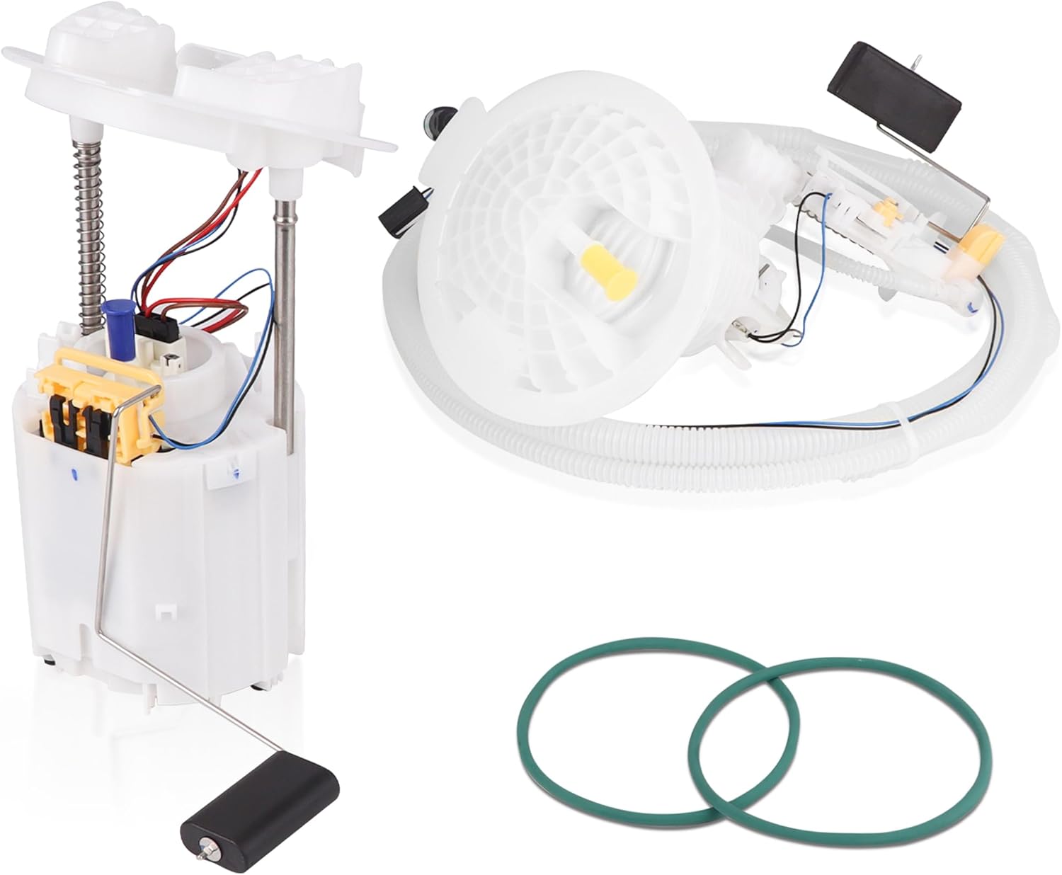 Electric Fuel Pump Module Assembly with Sending Unit Left + Right 68102700AB 5136023AC Compatible for Chrysler 300 Compatible for Dodge Challenger Magnum 19 Gallon Tank 2005-2016 (Set of 2)