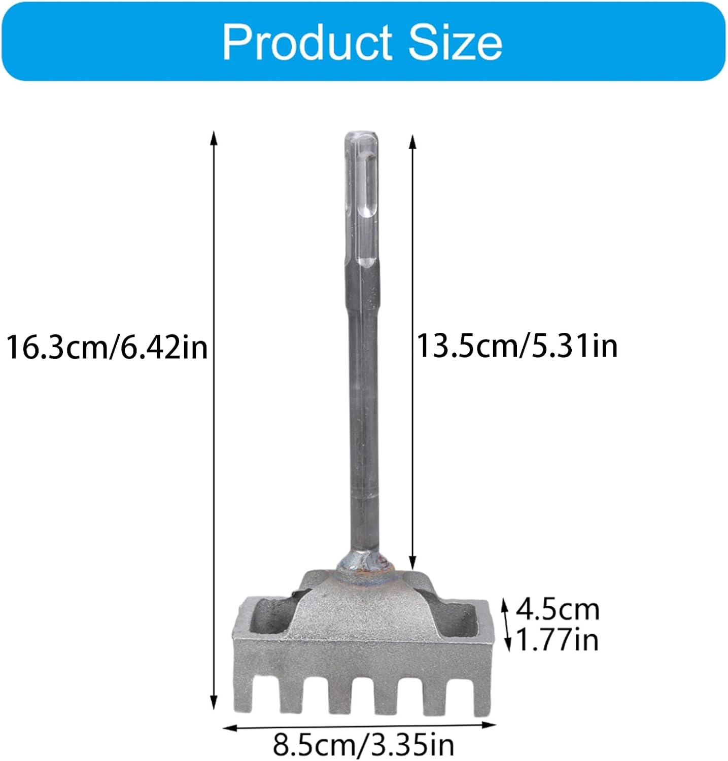 86 Type Junction Box Grooving Cutting Tool Suitable for Square Shanks Electric Hammer Junction Box Chasers Professional Square Shanks Wall Chasers