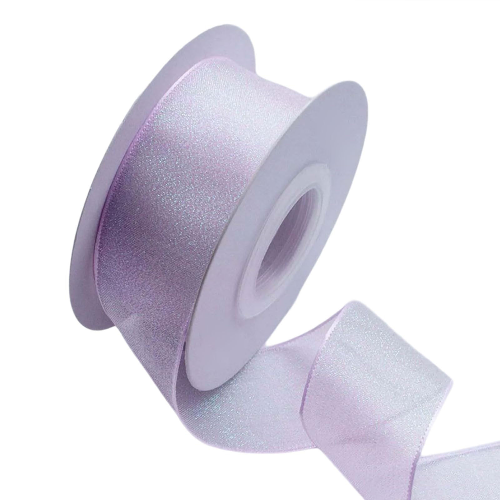 Buxuaaaa Christmas Ribbon Organza Ribbon for Wrapping 1Inchx11Yd Sheer Organza for Christmas Tree Bows Wreath Crafting Wedding Invitations