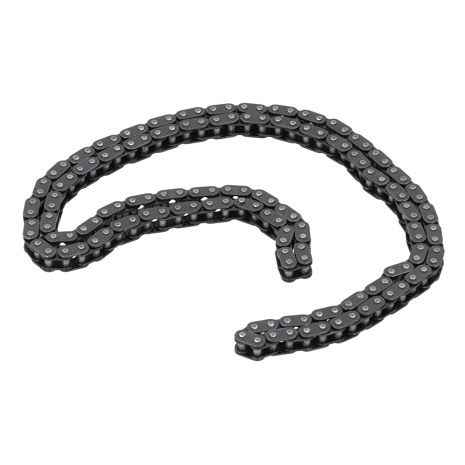 150 Links Kette Hochfestigkeit Stahl, Resistent, Quad -Dirt -Bike -ATV -Zubehör, Professionelle Ausrüstungstestabstand für Mini -Gruben -Pocket -Quad -Dirt -Bike ATV