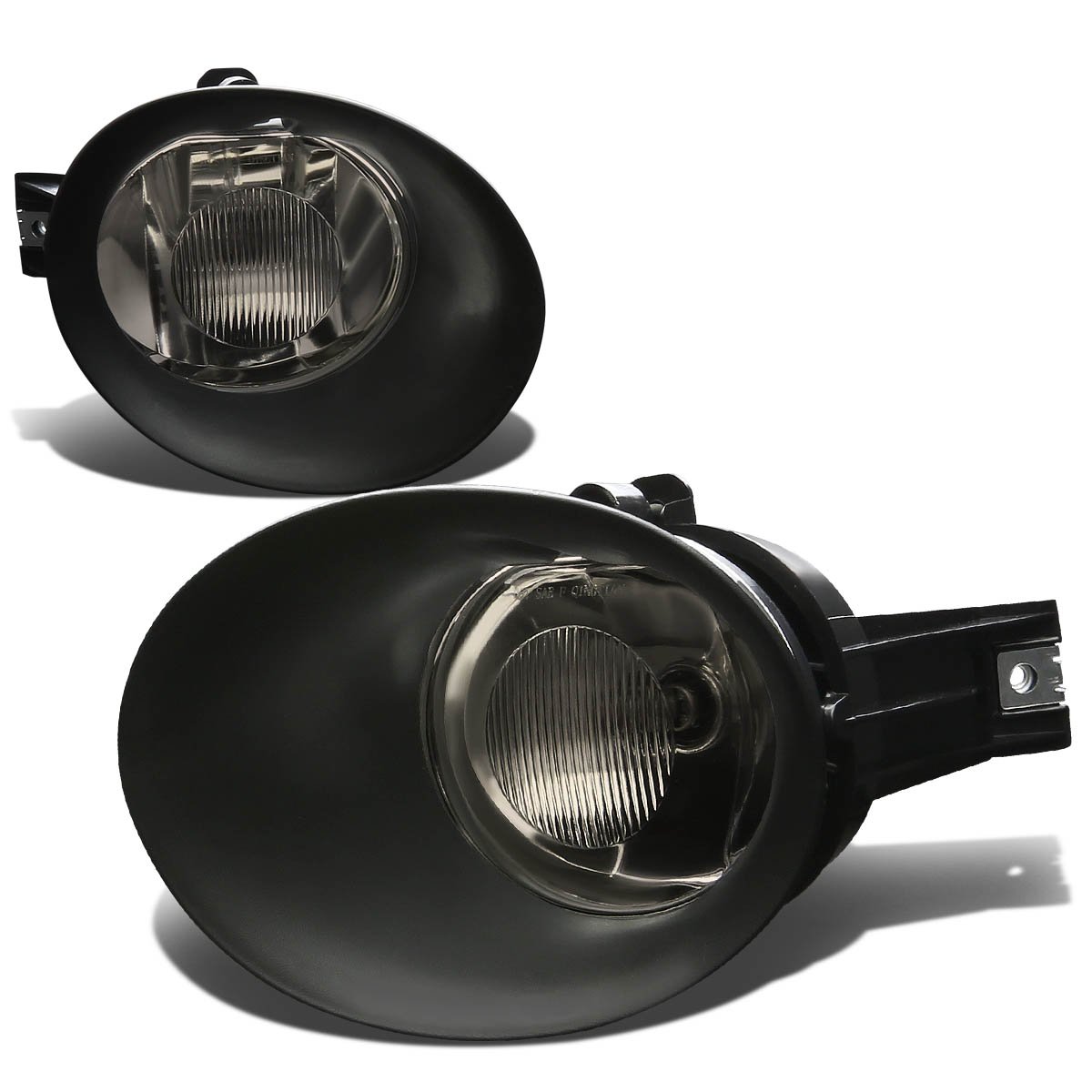 Auto Dynasty Driving Bumper Fog Lights with Switch, Wiring Harness, Black Bezels, and Bulbs Compatible with Dodge Ram 1500 2500 3500 02-09, Driver and Passenger Side, Smoke Lens