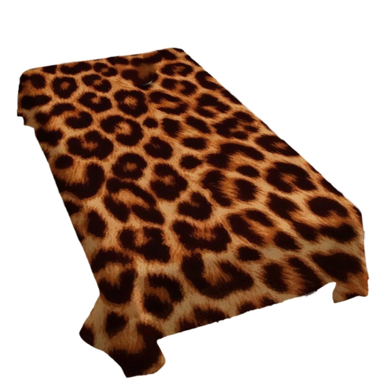 FOAAXSG Tablecloth Animal Leopard Print Multi-Use Rectangle Tablecloth - Waterproof For Dust Cover, Picnics & TemporaryTables(Color3,90x140 cm)