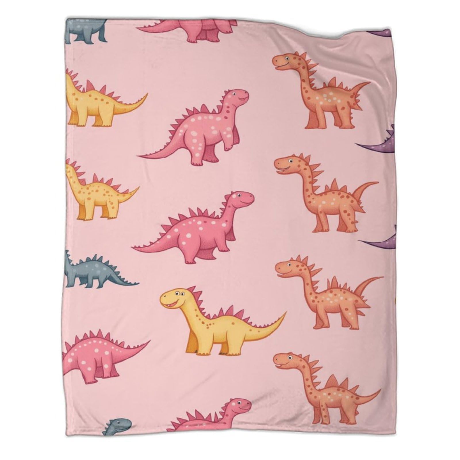 Couverture polaire ultra douce dinosaures flanelle couvre-lit chaud plaid canapé 150x200