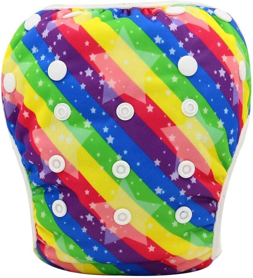 Ubersweet® Ohbabyka Waterproof Swim Diapers Pool Pants Unisex Girl Boy Swimwear Adjustable Baby Swimming Diaper Cover Character Nappies : YK10
