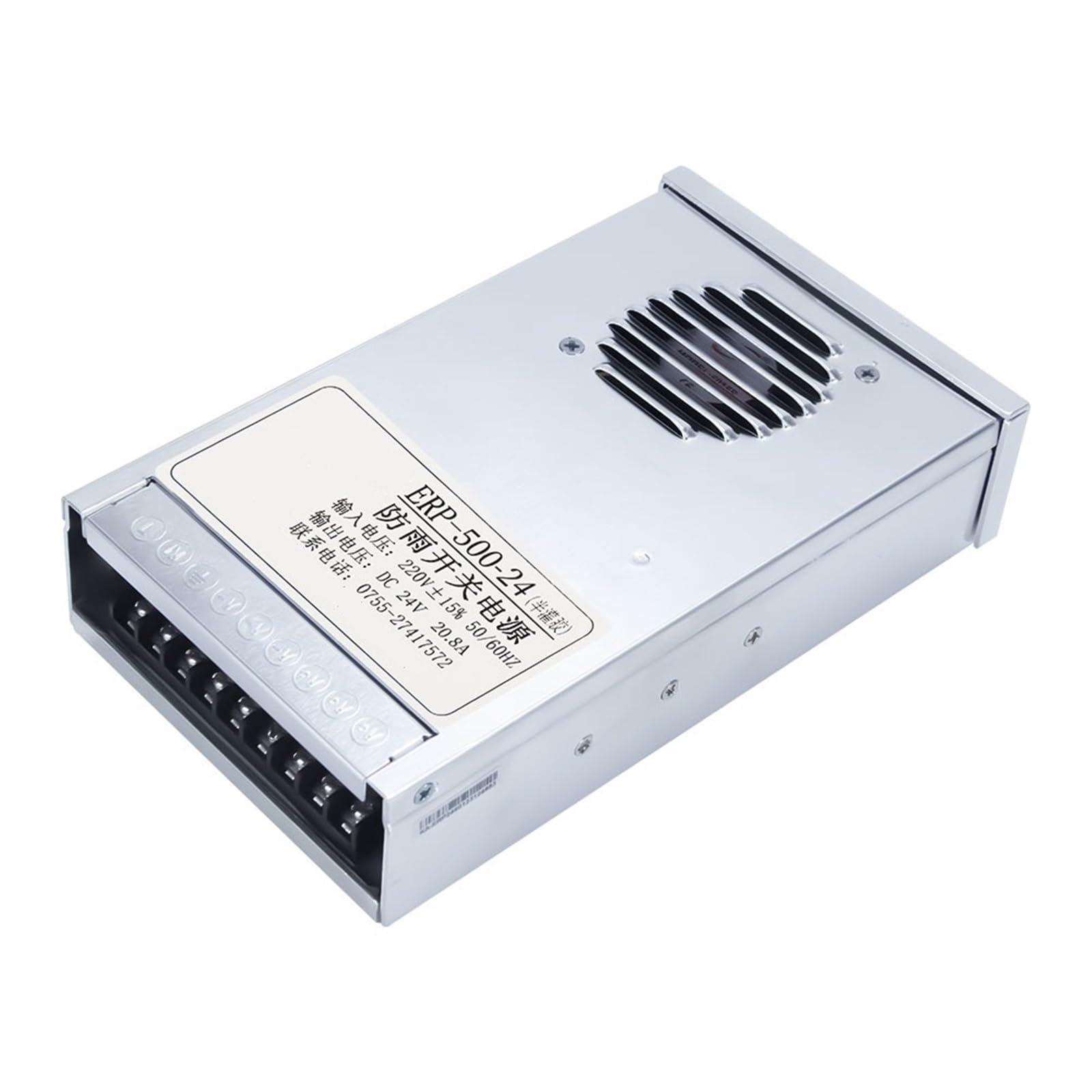 FCARUMIQP Erp-500-24 Fan Model 500W 24V 20.8A Switching Power Supply 1Pcs
