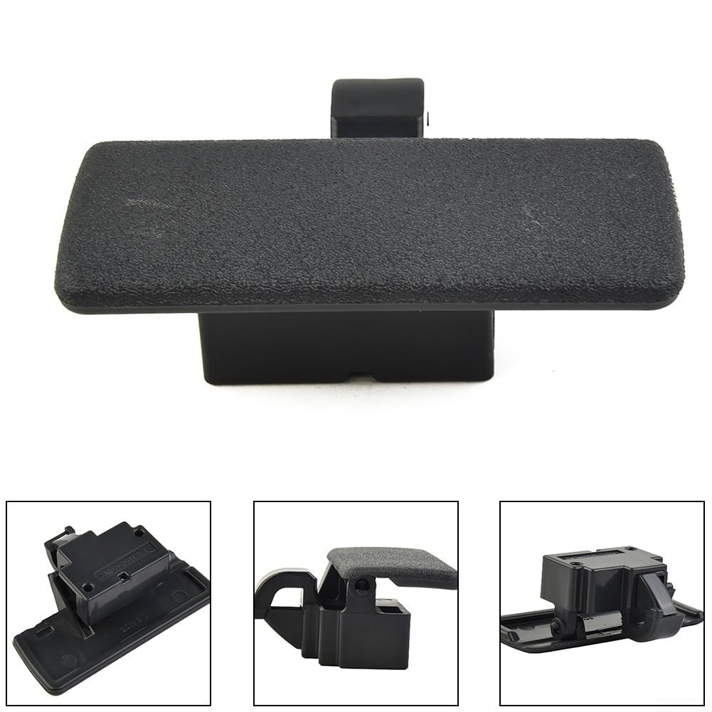Mango de tapa de guantera de coche para Suzuki Swift, compartimento de almacenamiento de plástico PP negro con dimensiones de 8,6 x 6 x 3 cm, incluye accesorios de montaje